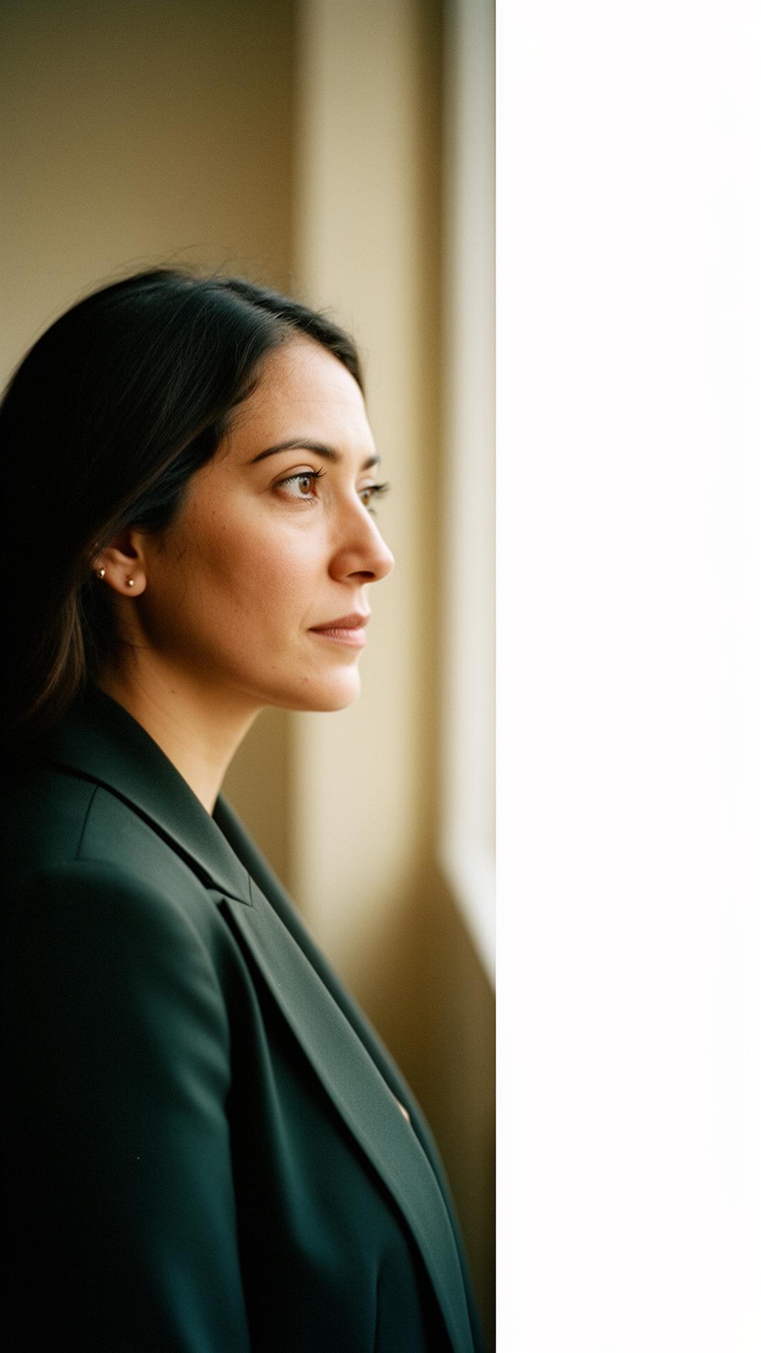 Retrato editorial de Amparo Donoso Reyes, abogada en derecho forestal y ambiental, Valdivia